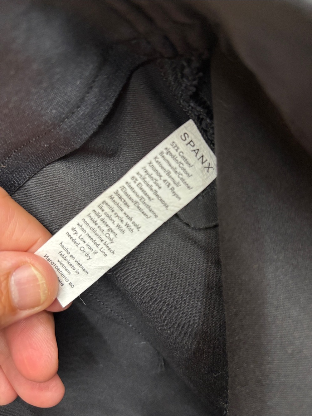 Spanx small Classic Black Women's Pull-On Pants - Picture 7 of 7